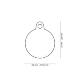 MyFamily - Bronx "F**k" Platform Circle ID Tag